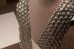 Ring-pull-chainmaille collar
